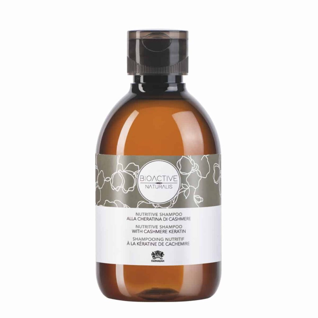 Odżywczy szampon do włosów z kaszmirową keratyną FARMAGAN BIOACTIVE NATURALIS 230ml
